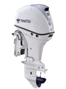central outboard services Tohatsu  4-stroke 50 HP White