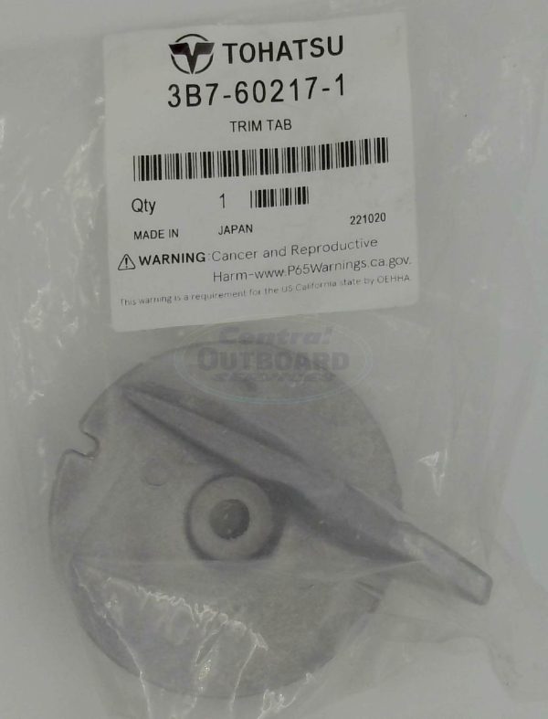 Trim Tab M 60C Through 140A2 (2-Stroke) MD 75 Through 115A2 (TLDI)