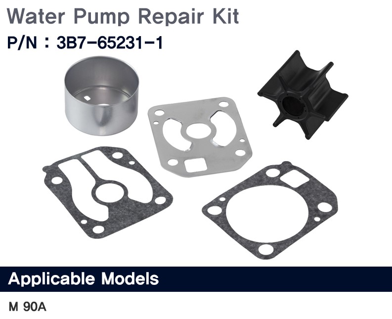 Chrome Water Pump Repair Kit M90A2 (2Stroke) Central Outboard Services