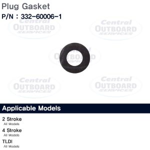 Plug Gasket All models (2-Stroke), (4-Stroke), (TLDI)