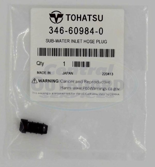 346-60984-0 SUB-WATER INLET HOSE PLUG