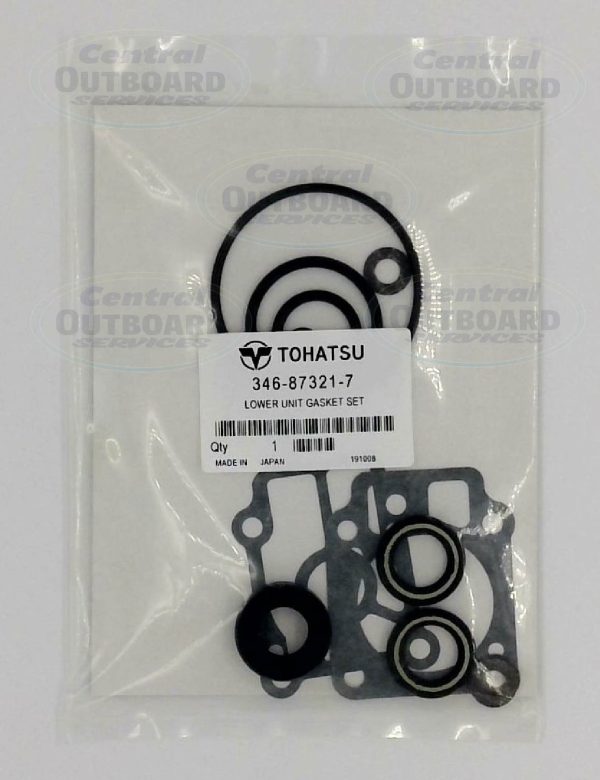 346-87321-7 LOWER UNIT GASKET SET
