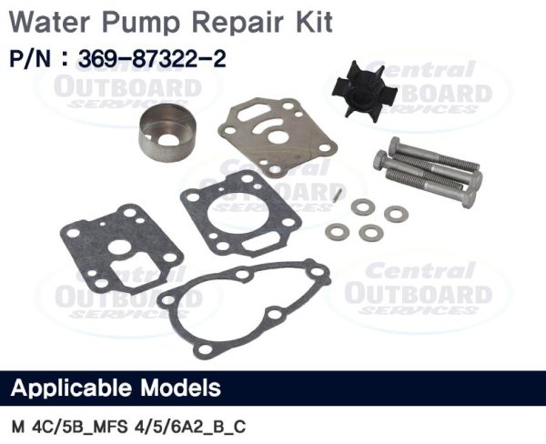 Water Pump Repair Kit M4C/5B (2-Stroke) & MFS4/5/6C/5C LPG (4-Stroke)