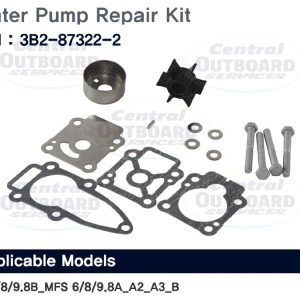 Water Pump Repair Kit M6/8/9.8B (2-Stroke) & MFS6BZ/8/9.8B (4-Stroke)