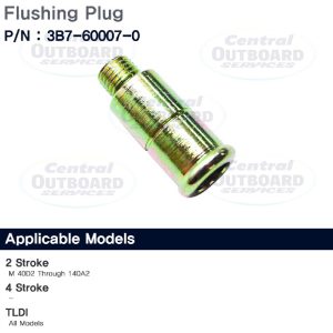 Flushing Plug M 40D2 Through 140A2 (2-Stroke) All Models (TLDI)