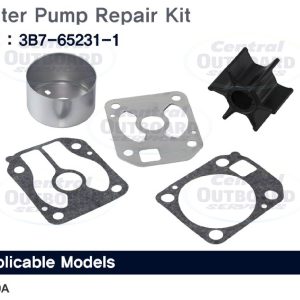 Chrome Water Pump Repair Kit M90A2 (2-Stroke)