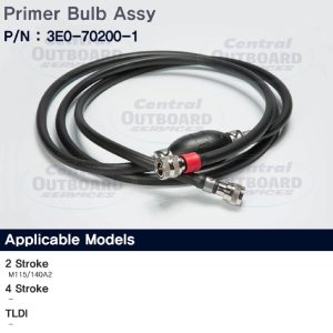 Fuel Line Hose Primer Bulb Assembly 115 - 140hp (2-Stroke)
