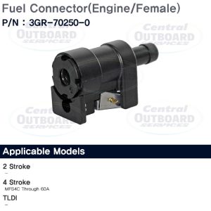 Fuel Connectors (Engine Female) MFS4C through 50A (4-Stroke)