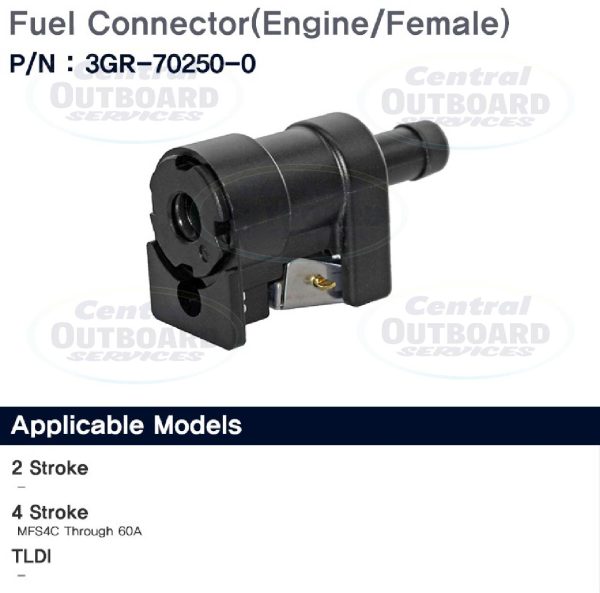 Fuel Connectors (Engine Female) MFS4C through 50A (4-Stroke)