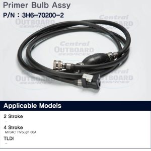 Fuel Line Hose Prime Bulb Assembly 4 - 50hp (4-Stroke)
