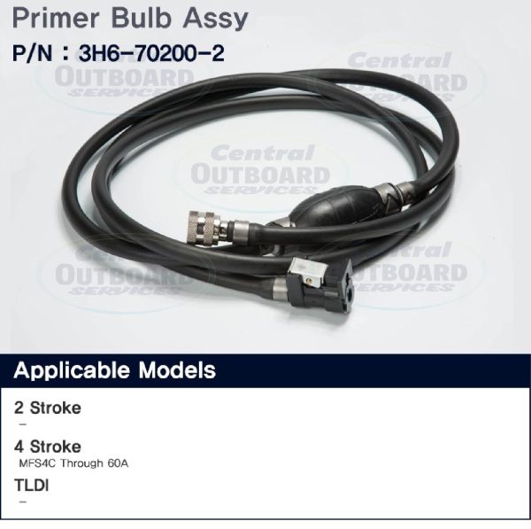 Fuel Line Hose Prime Bulb Assembly 4 - 50hp (4-Stroke)