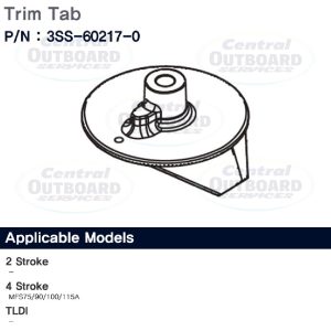 Trim Tab MSF 75/90/100/115A (4-Stroke)