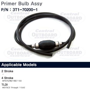 Fuel Line Hose Bulb Assembly 75 -115hp (TLDI)