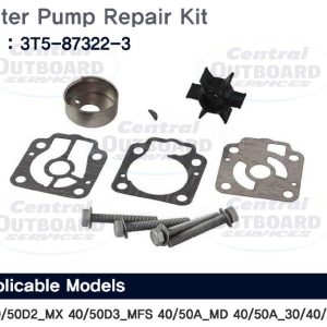Water Pump Repair Kit M40/50D2, MX40/50D3 (2-Stroke) & MFS40/50A (4-Stroke) & MD40/50B2 (TLDI)