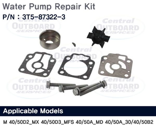 Water Pump Repair Kit M40/50D2, MX40/50D3 (2-Stroke) & MFS40/50A (4-Stroke) & MD40/50B2 (TLDI)