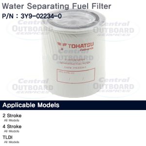 Water Separating Fuel Filter All Models (2-Stroke), (4-Stroke), (TLDI)