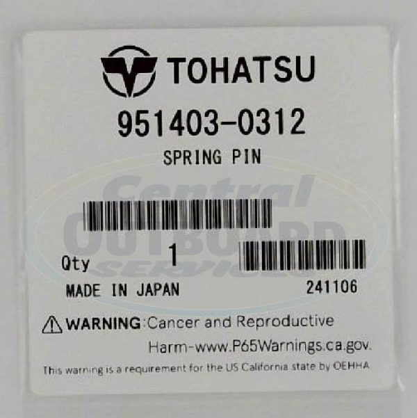 951403-0312 SPRING PIN