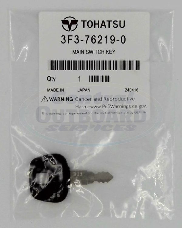 3F3-76219-0 MAIN SWITCH KEY MAIN SWITCH KEY 303