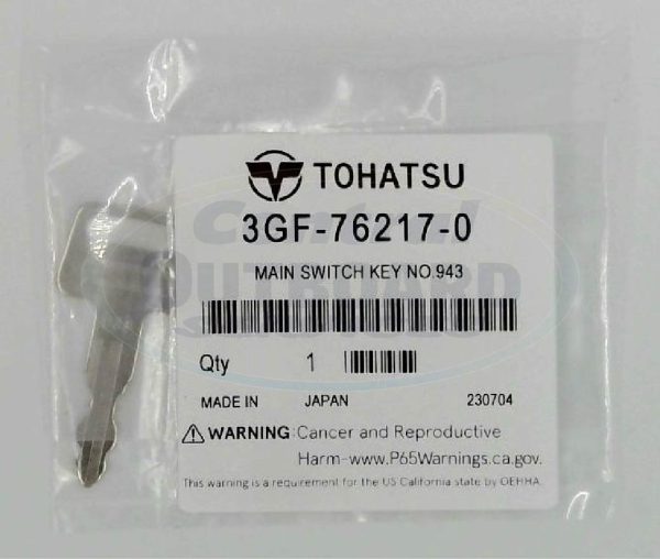 3GF-76217-0 MAIN SWITCH KEY 943