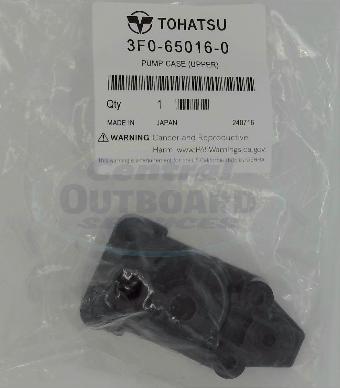 thumbnail image 2 of Boat Engine 3B2650160M F8-04000009 18-43212 Water Pump Housing For Nissan Tohats 2 of 12