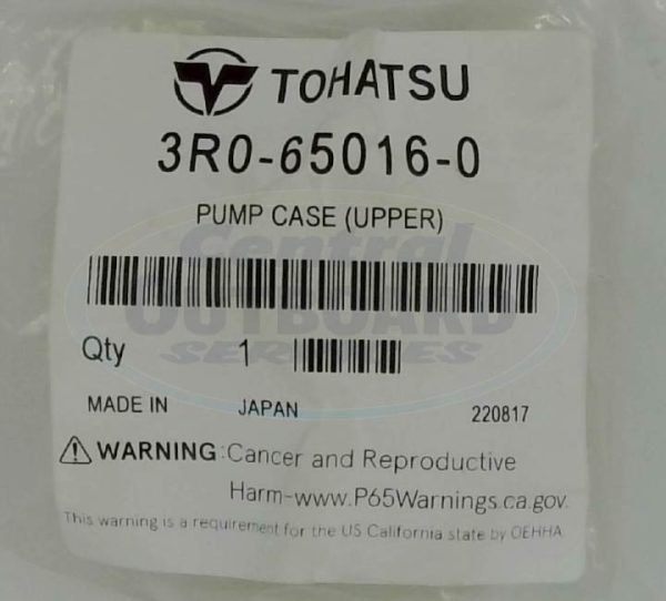 3R0-65016-0 Pump Case (upper)