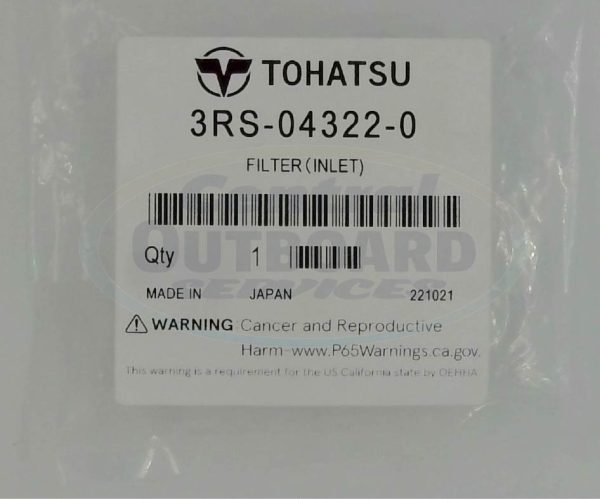 3RS-04322-0 Filter (inlet)