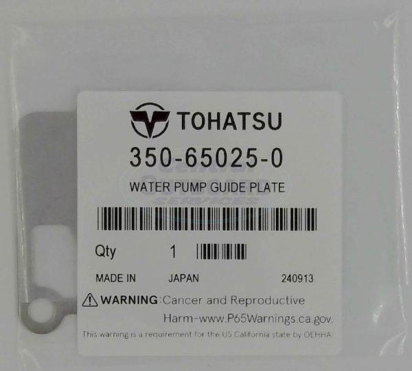 350-65025-0 Water Pump Guide Plate