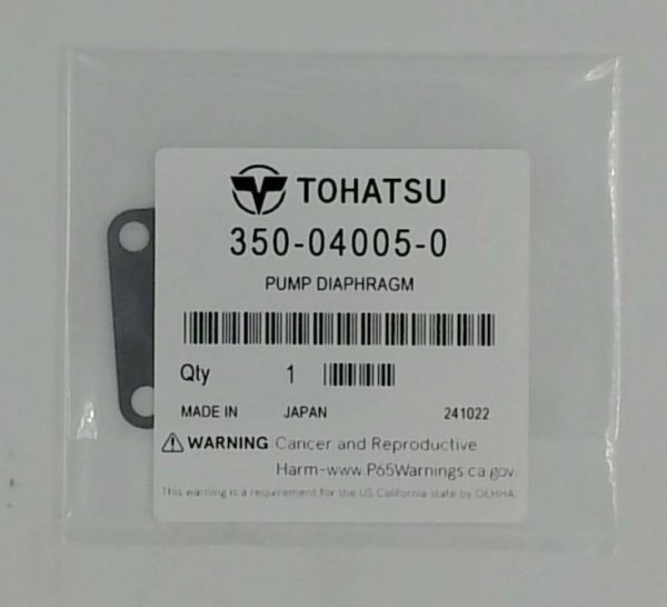 350‑04005‑0 Pump Diaphragm – Tohatsu Fuel Pump Diaphragm