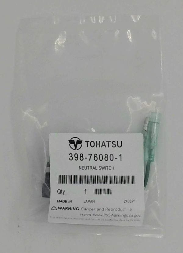 398‑76080‑1 Neutral Switch – Tohatsu Starting Safety Switch