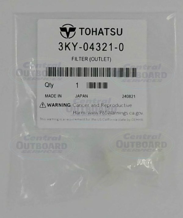 3KY-04321-0 Filter (Outlet) – Tohatsu