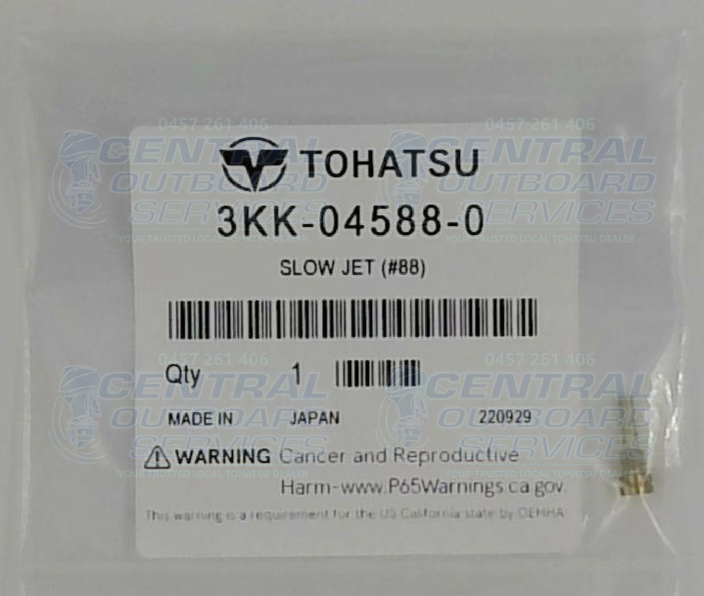 3KK-04588-0 Slow Jet (#88) – Tohatsu