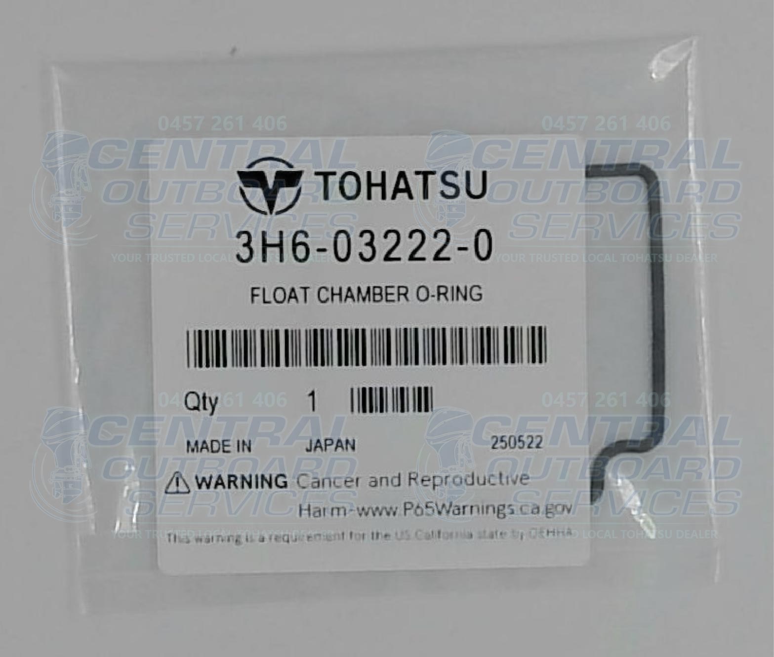 3H6-03222-0 Float Chamber O-Ring – Tohatsu