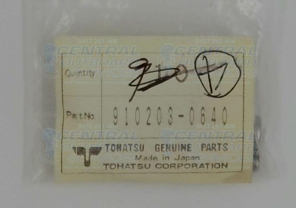 910203-0640 Bolt – Tohatsu – Central Outboard Service