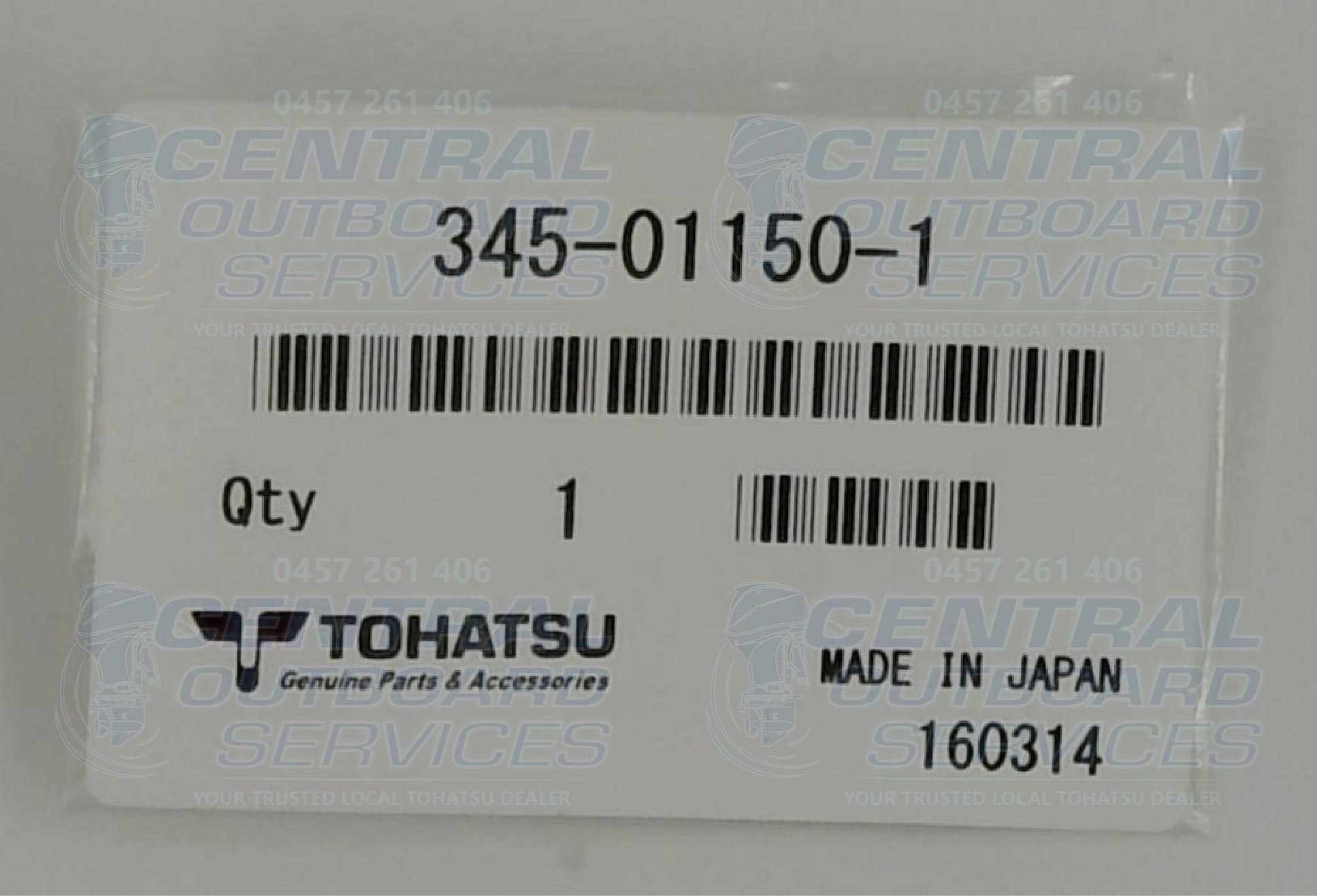 345-01150-1 Check Valve Assy – Tohatsu