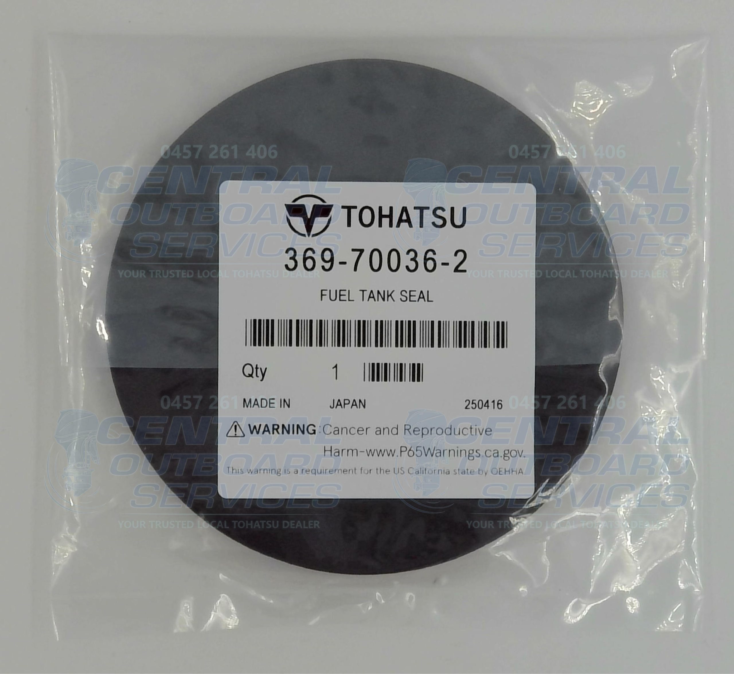 369-70036-2 – Fuel Tank Seal – Tohatsu