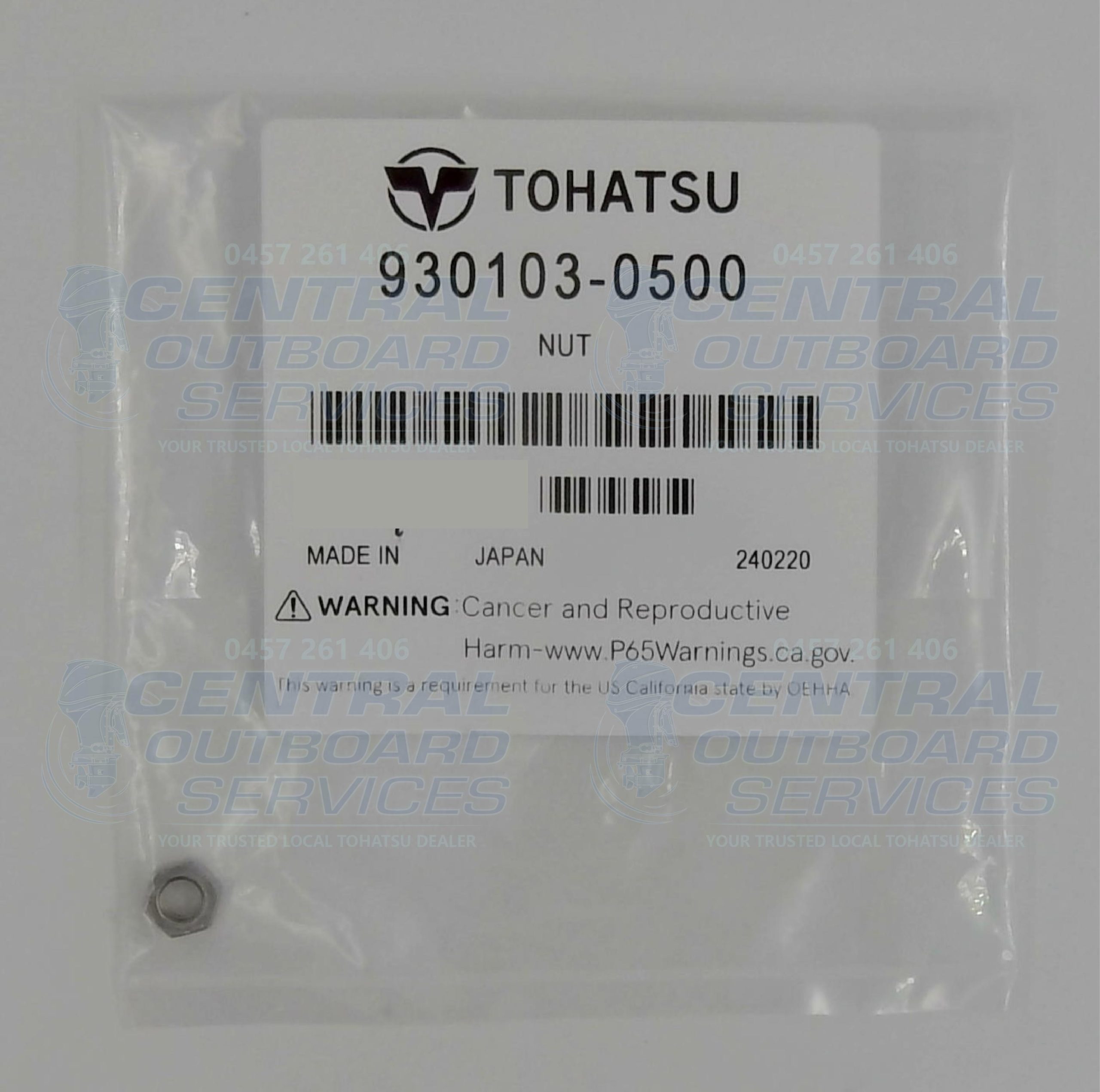 930103-0500 – Nut – Tohatsu