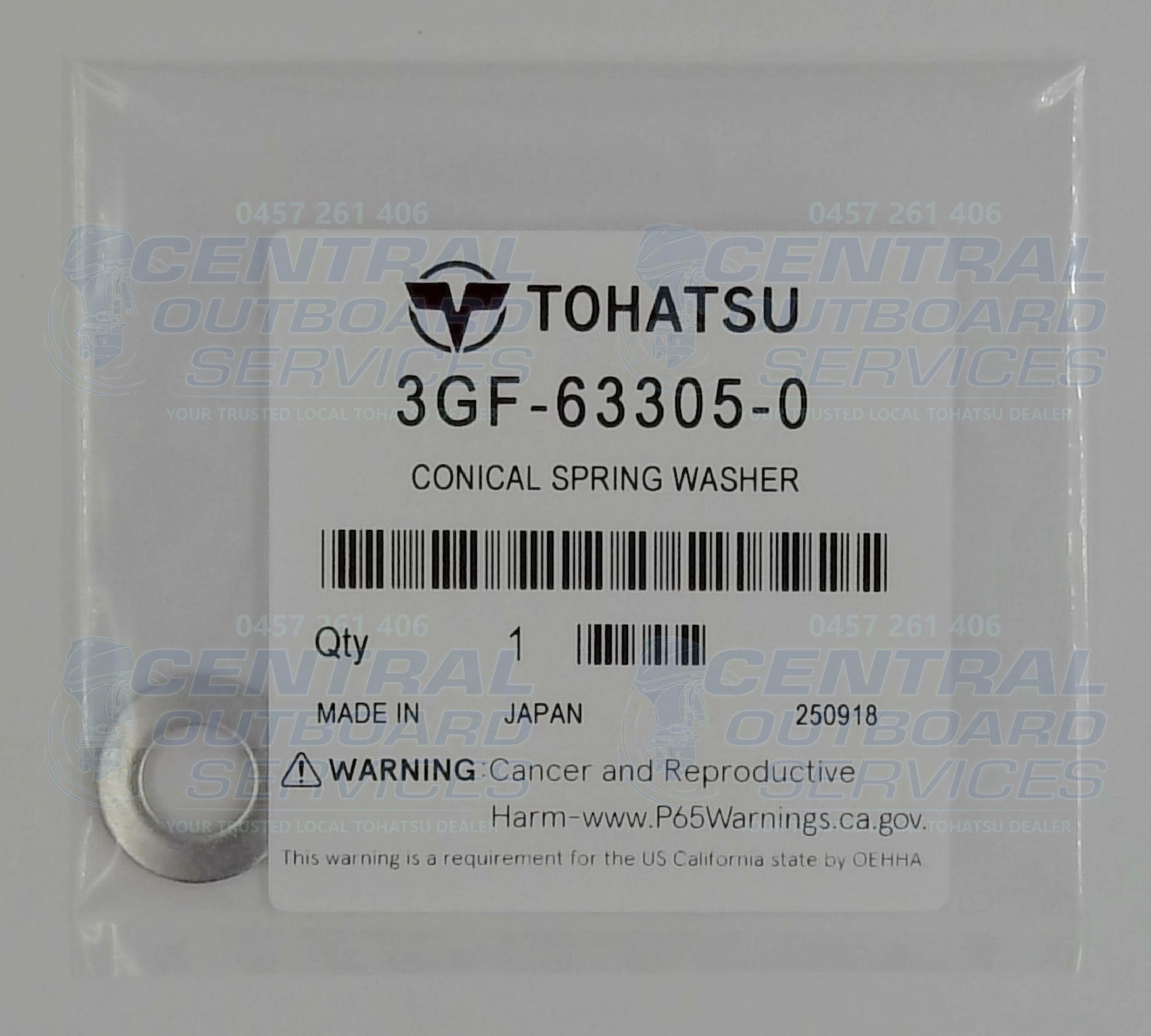 3GF-63305-0 – Conical Spring Washer – Tohatsu