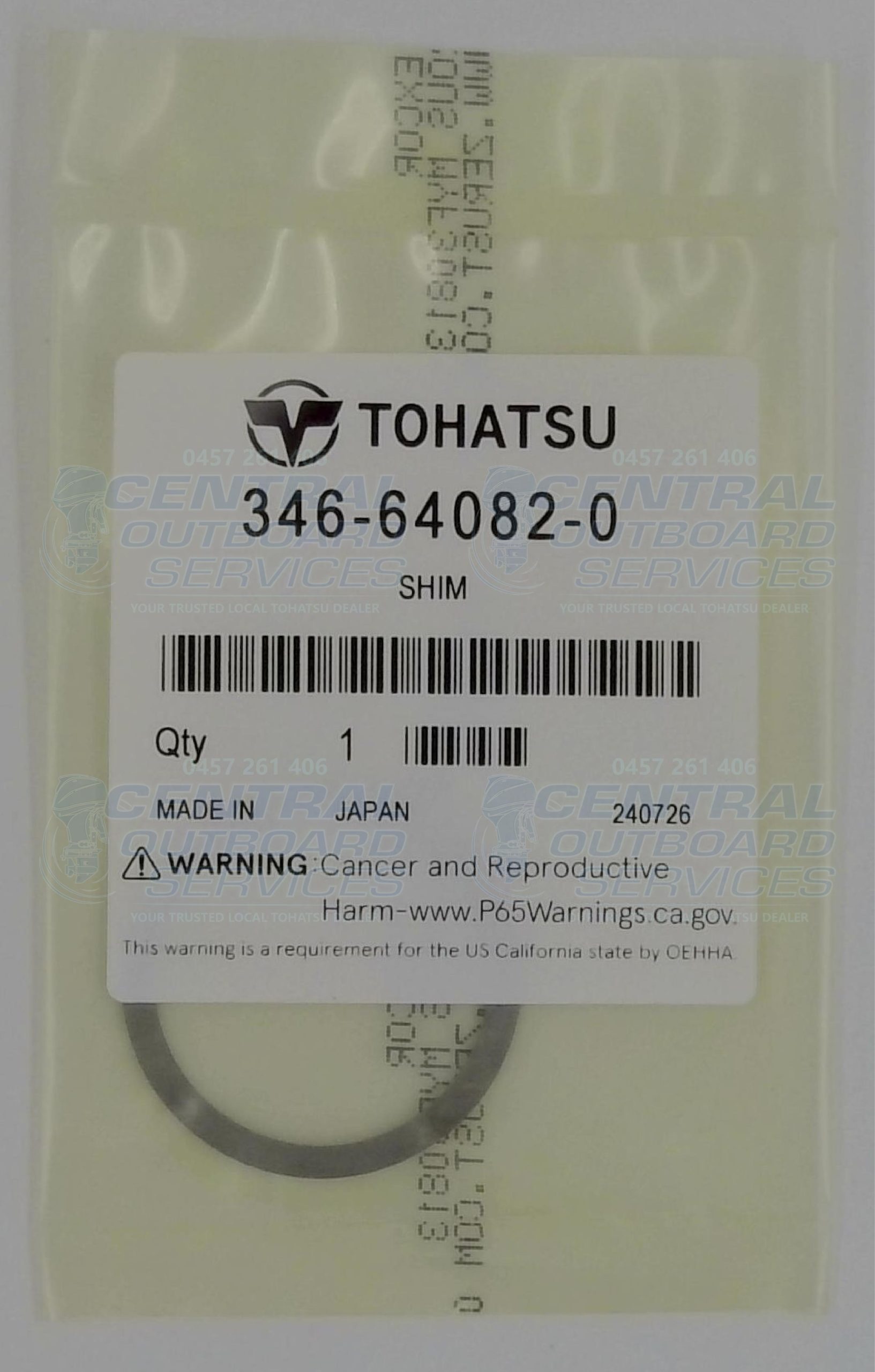 346-64082-0 – Shim – Tohatsu