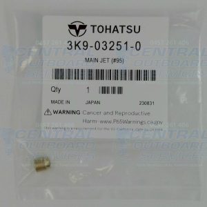 3K9-03251-0 – Main Jet (#95) – Tohatsu