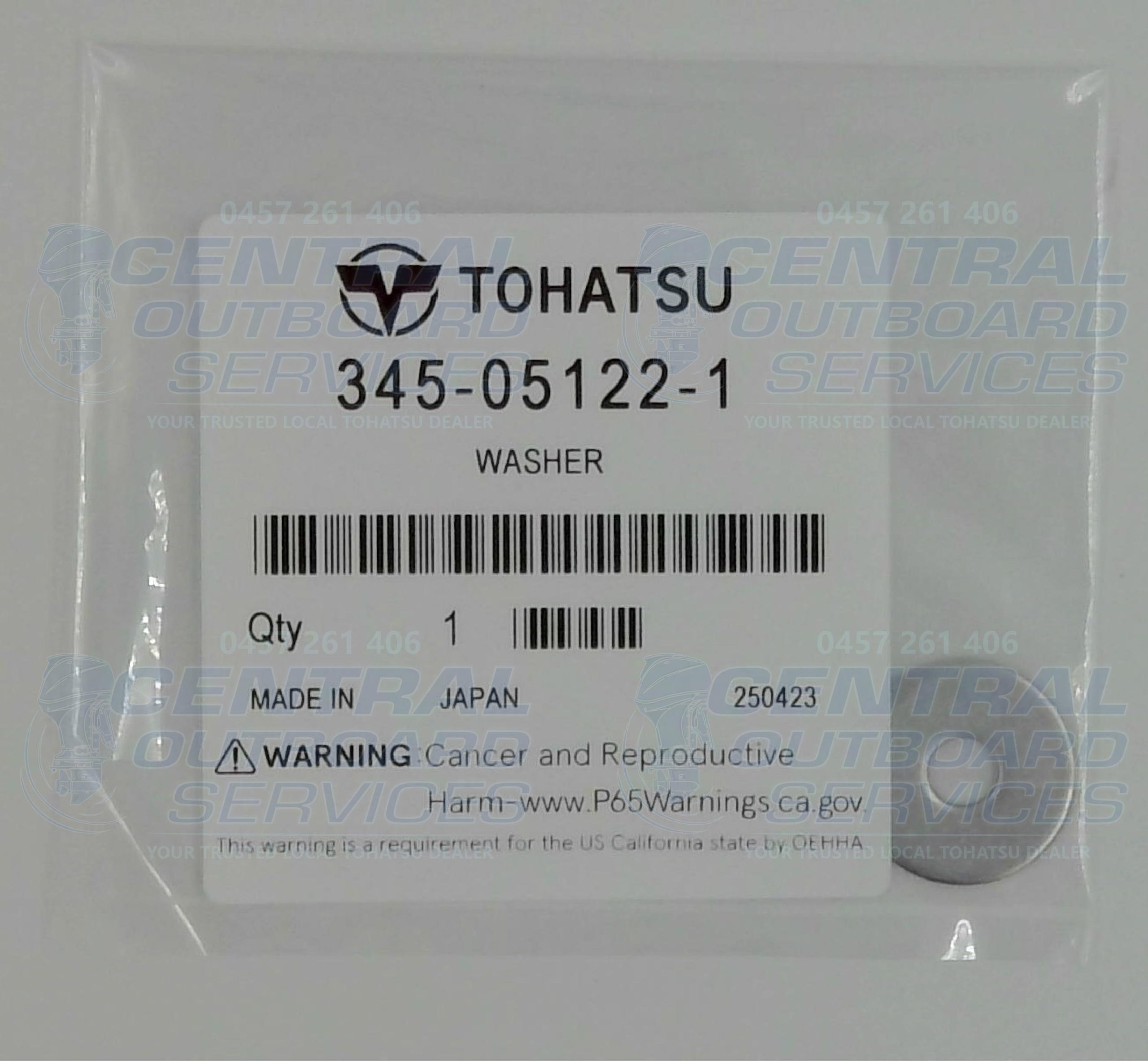 345-05122-1 – Washer – Tohatsu