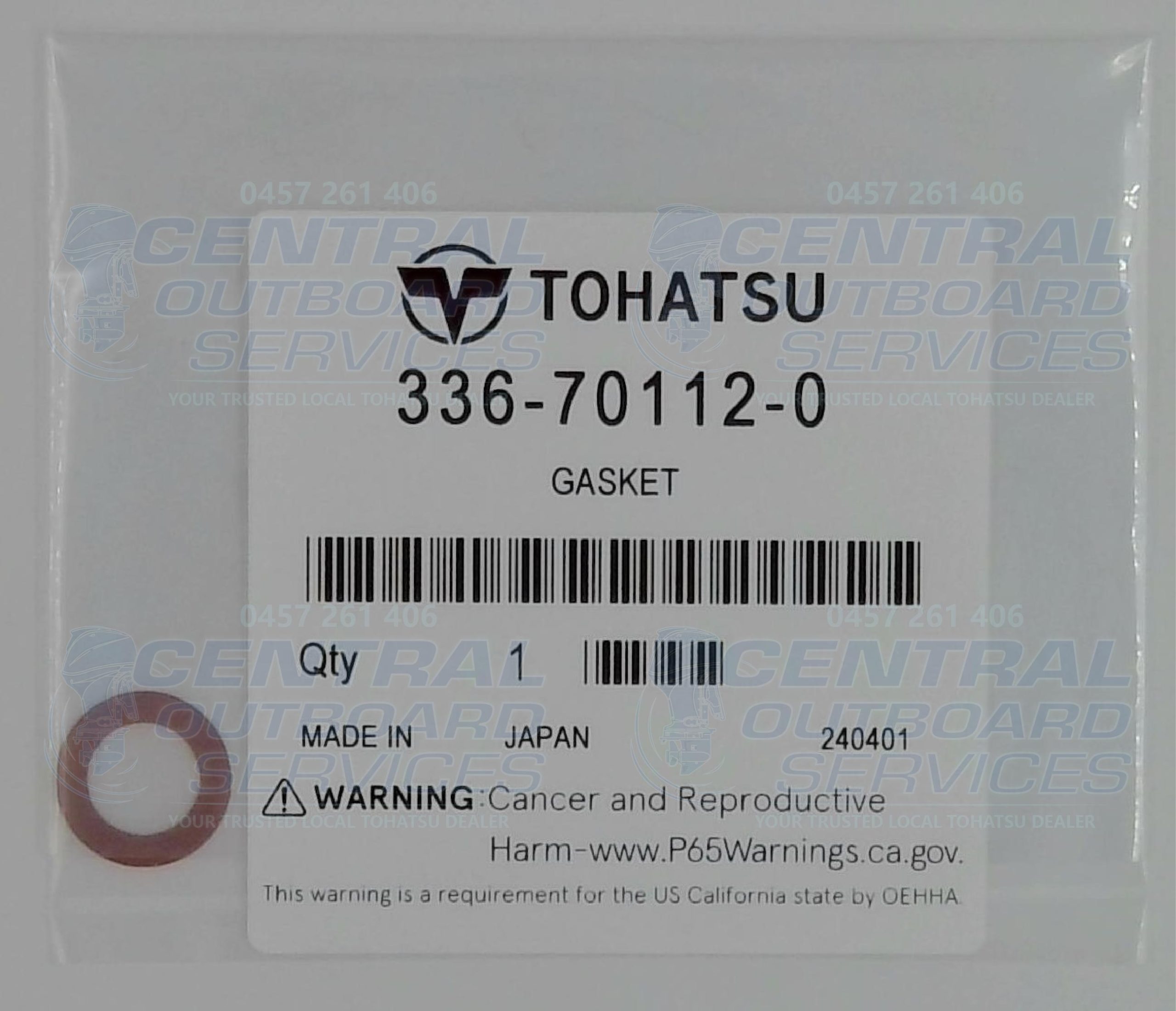 336-70112-0 – Gasket – Tohatsu