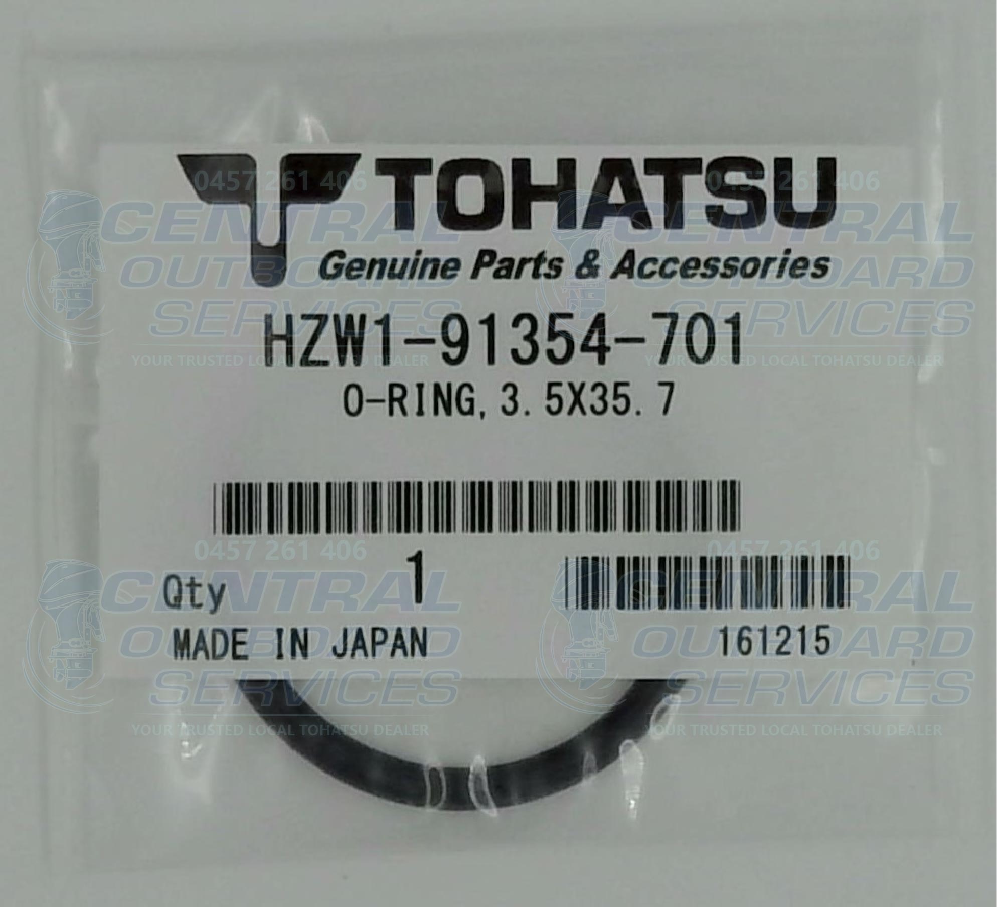 HZW-91354-701 – O-Ring 3.5X35.7 – Tohatsu