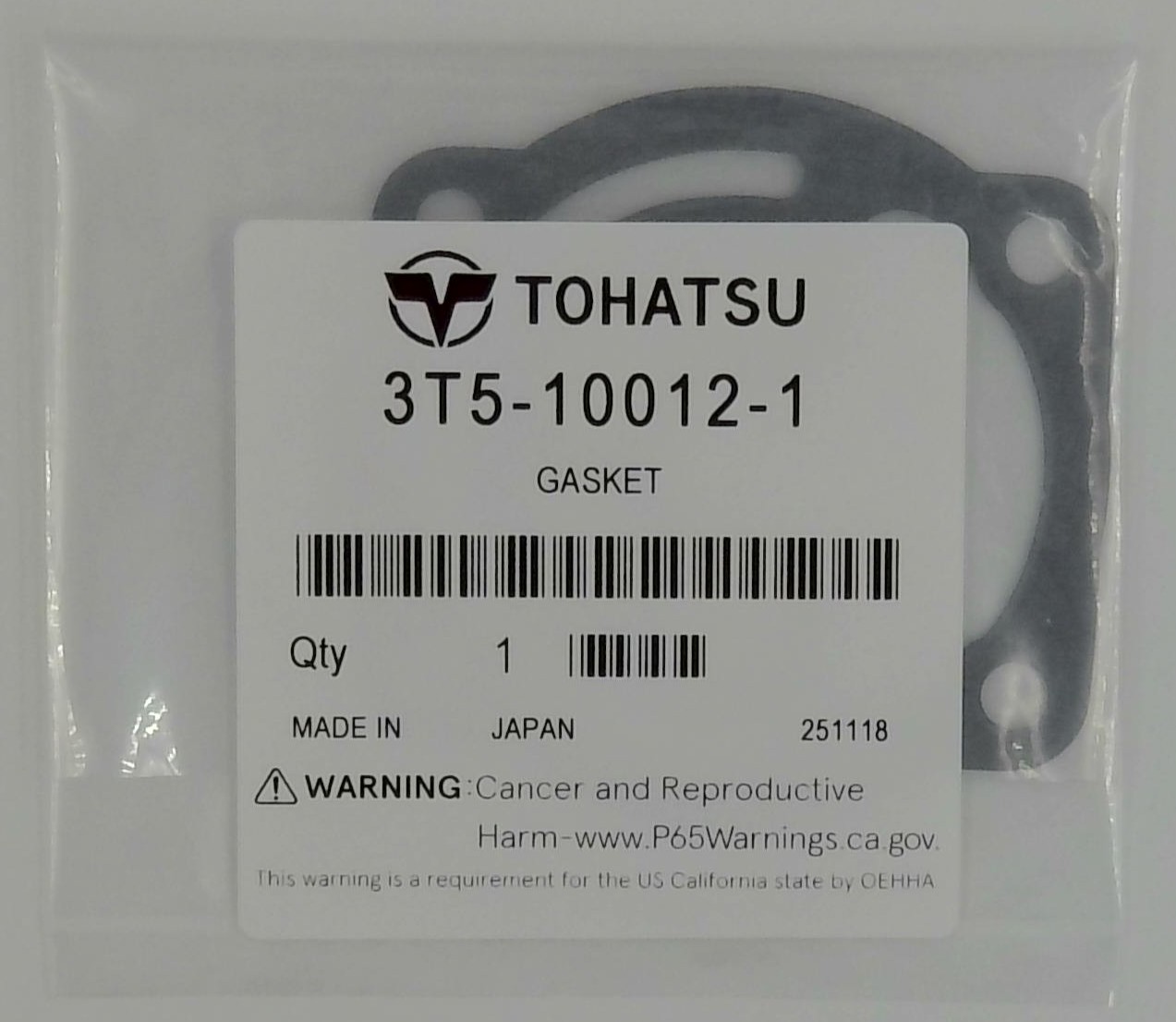 3T5-10012-1 – Gasket – Tohatsu