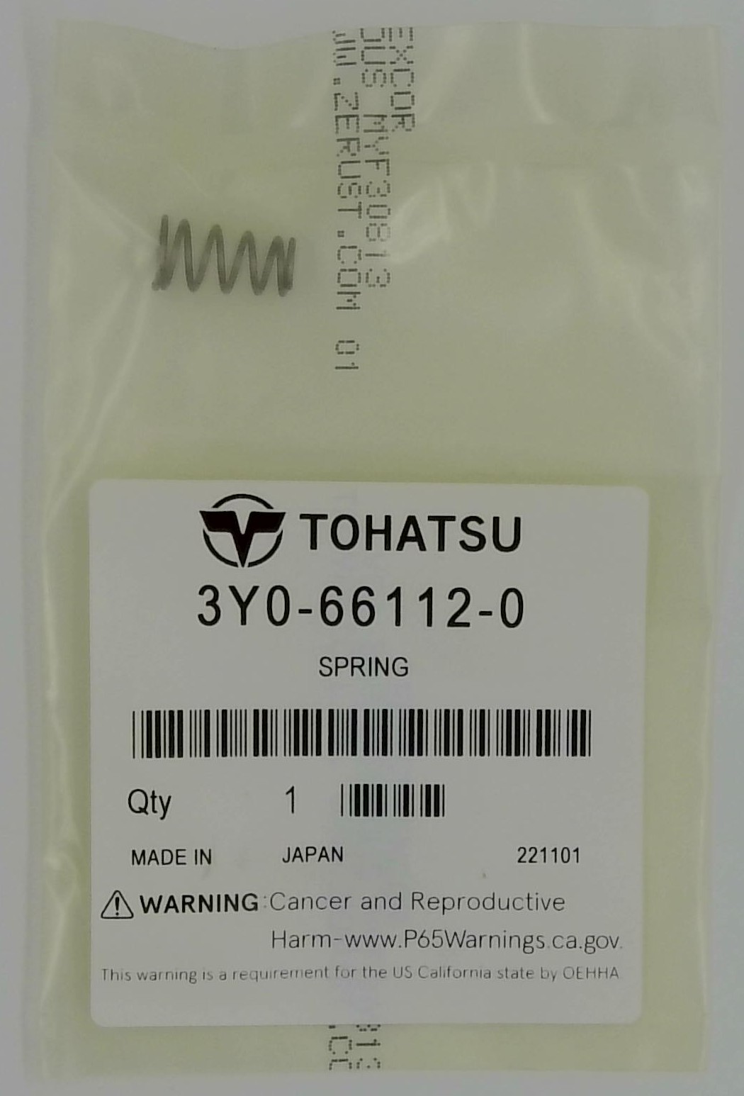 3Y0-66112-0 – Spring – Tohatsu