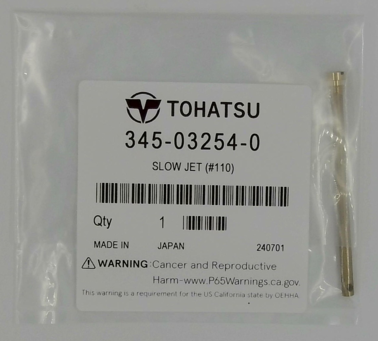 345-03254-0 – Slow Jet (#110) – Tohatsu